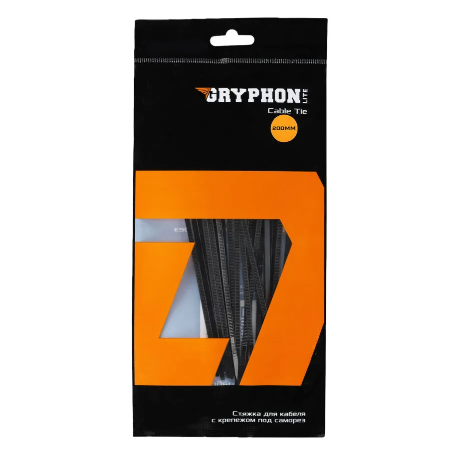 Стяжка Dl Audio Gryphon Lite Cable Tie 200мм (1уп-50шт) - фото