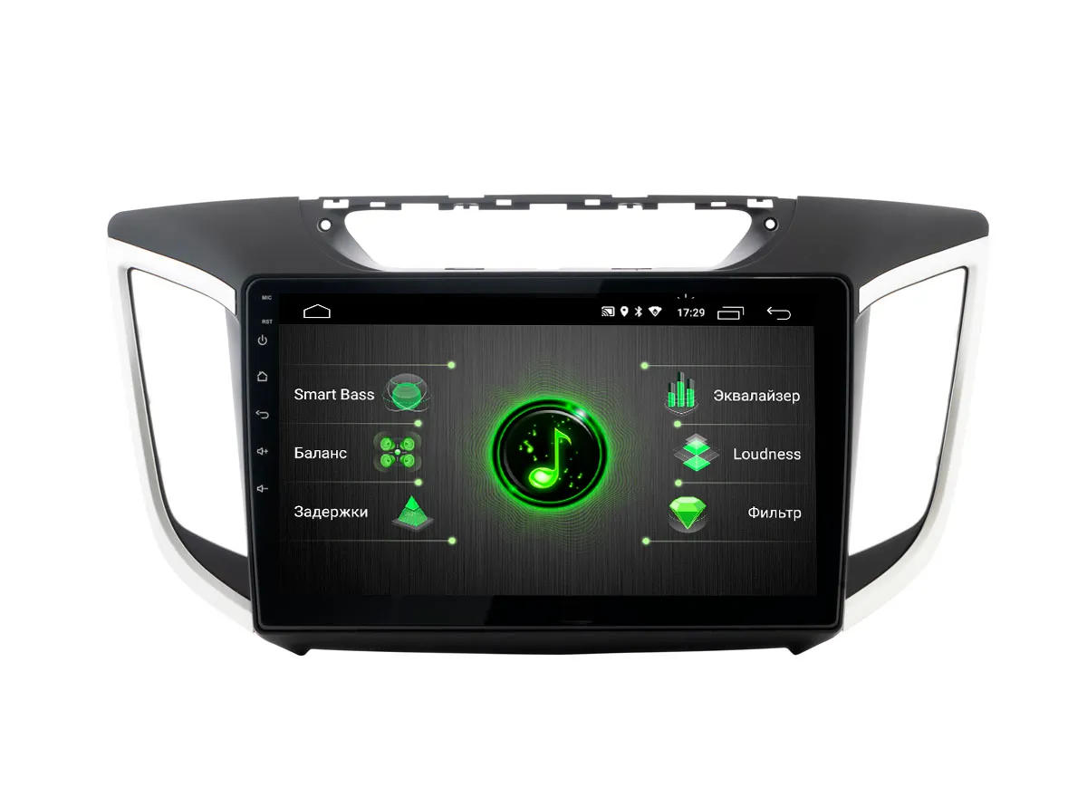 ШГУ INCAR DTA-2410 Hyundai Creta 16+ 2din Android 9.0  - фото