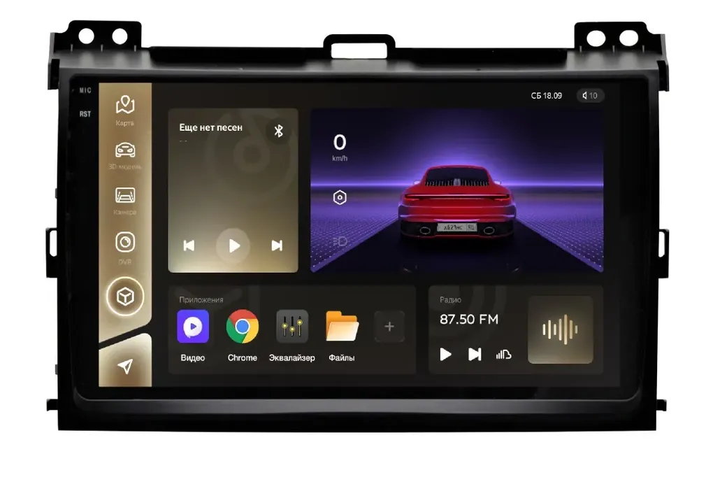 ШГУ Teyes CC3 2K 6/128 GB Toyota Land Cruiser Prado 2004-2009 - фото