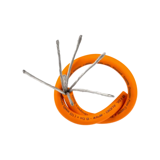 Силовой кабель DL Audio Raven Power Cable 8 Ga Orange (1б-100м) (1м) - фото