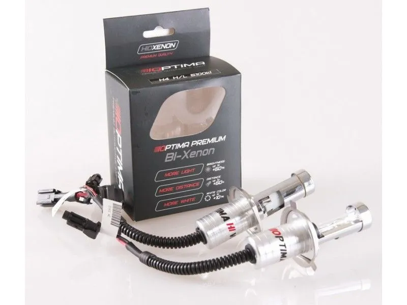 Ксеноновая лампа Optima Н4 Hi/Low 6000К - фото