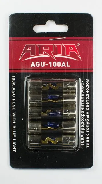 Предохранитель 100A ARIA AGU-100AL упаковка - фото