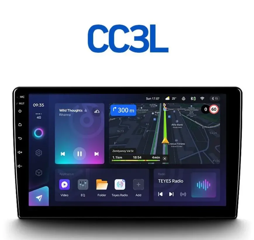 Головное устройство Teyes CC3L 4/32 Universal 10,2" - фото