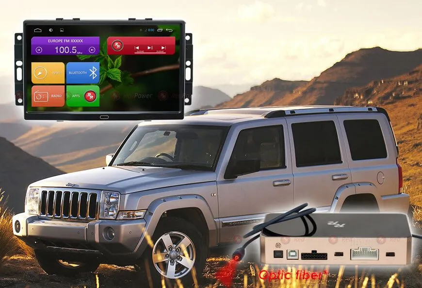 Автомагнитола RedPower 31217 IPS DSP Jeep, Chrysler - фото