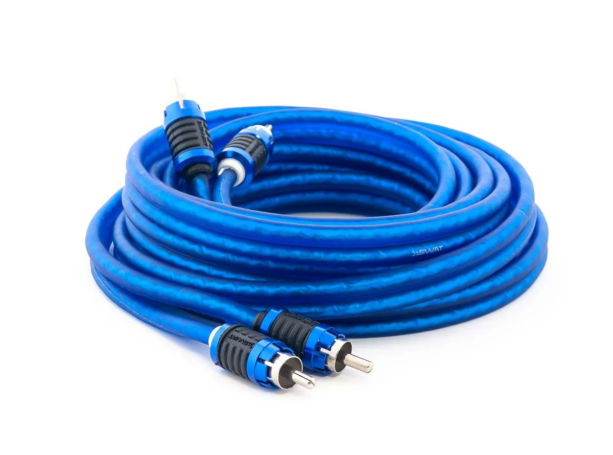 Межблочный кабель SWAT SIP-210 (2RCA-2RCA) (1м) - фото