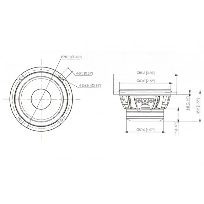 СЧ динамик Steg SQ 30 - фото