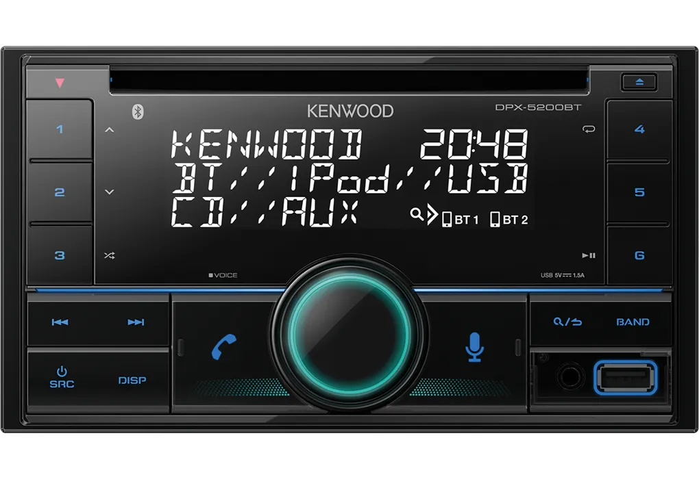 CD - ресивер Kenwood DPX-5200BT - фото