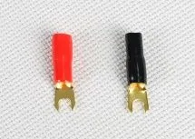 FSD audio TS-8 клемма силовая "вилка" 8GA (1уп-4шт) - фото