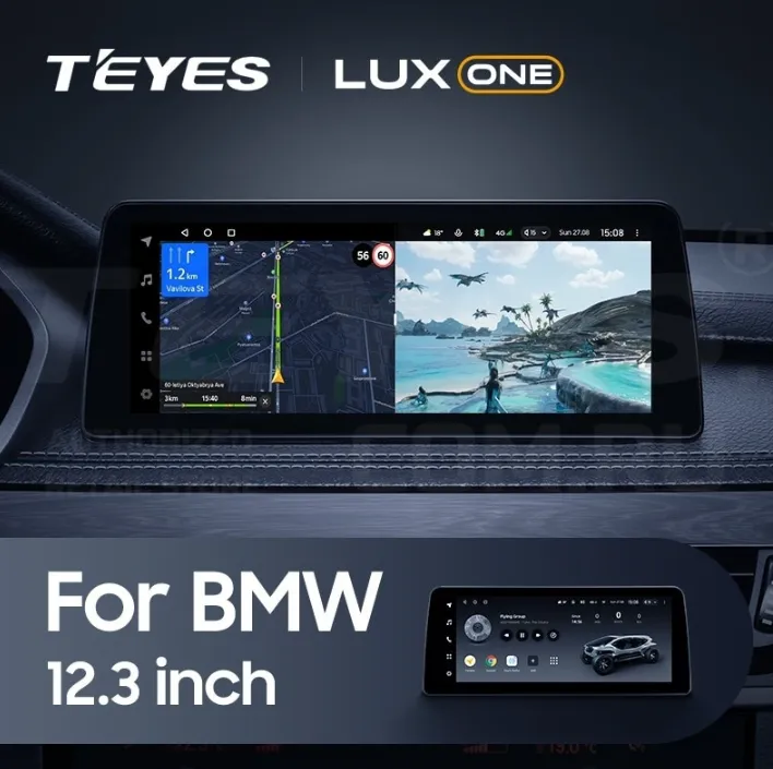 ШГУ Teyes 6/128 LUX ONE BMW 5-Series F10/F11 2013-2017 (NBT) 12.3" - фото