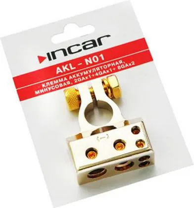 Клемма аккумулятора минусовая AKL-N01 Incar - фото