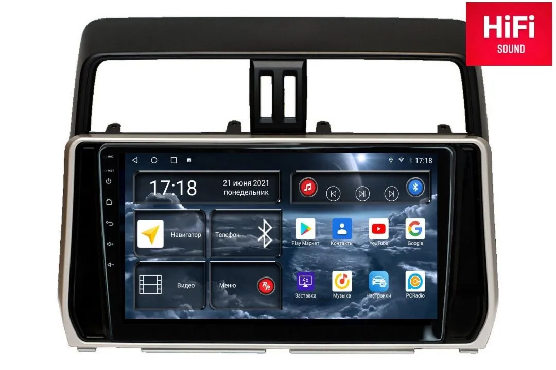 Автомагнитола RedPower 75365 Toyota Land Cruiser Prado 150 2017+ - фото
