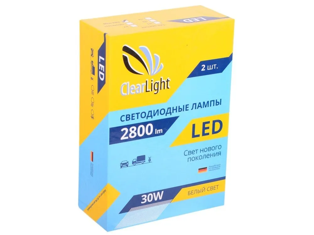 Лампа LED Clearlight COB HB4 2600Lm (2шт) - фото