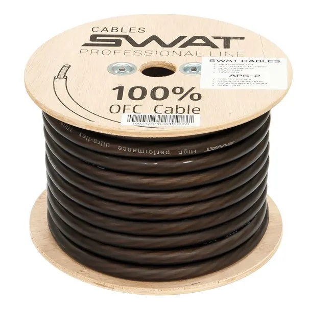 Силовой кабель SWAT SPW-2B 2Ga (1б-20м)(1м) - фото