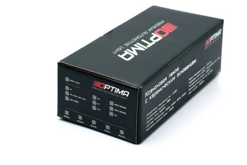 Ксеноновая лампа Optima Premium Ceramic HB3(9005) 3100K (жёлтый цвет) - фото