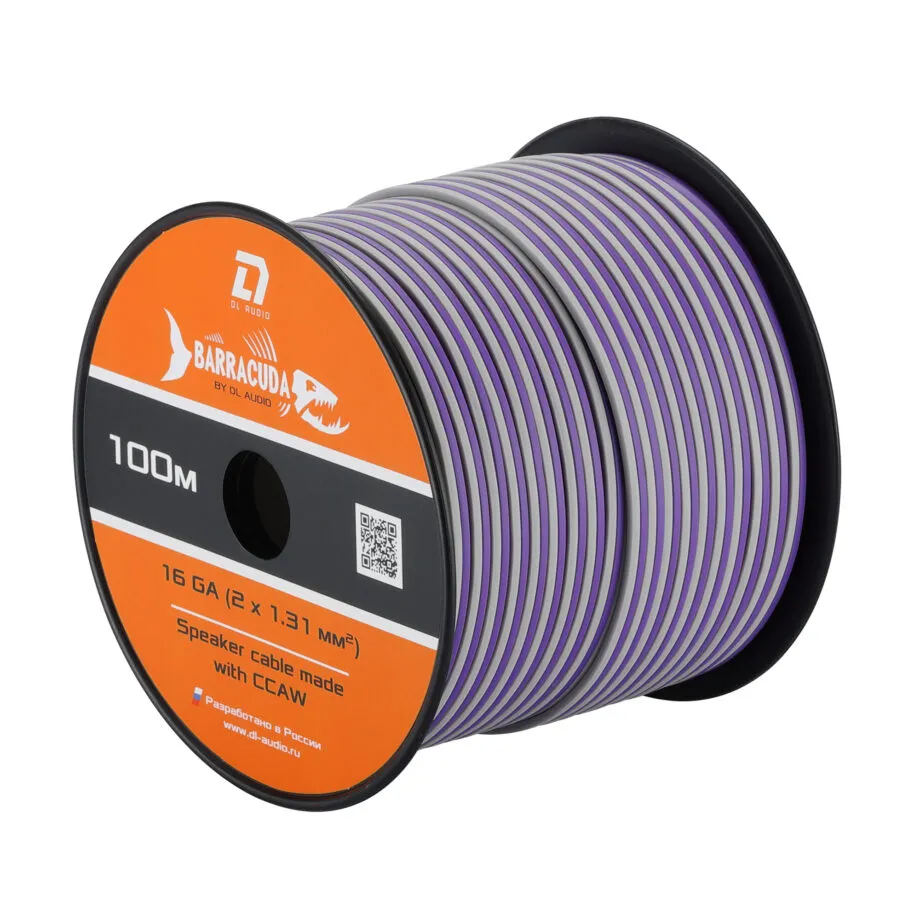 Акустический кабель DL Audio Barracuda Speaker Cable 16 Ga (1б-100) (1м) - фото