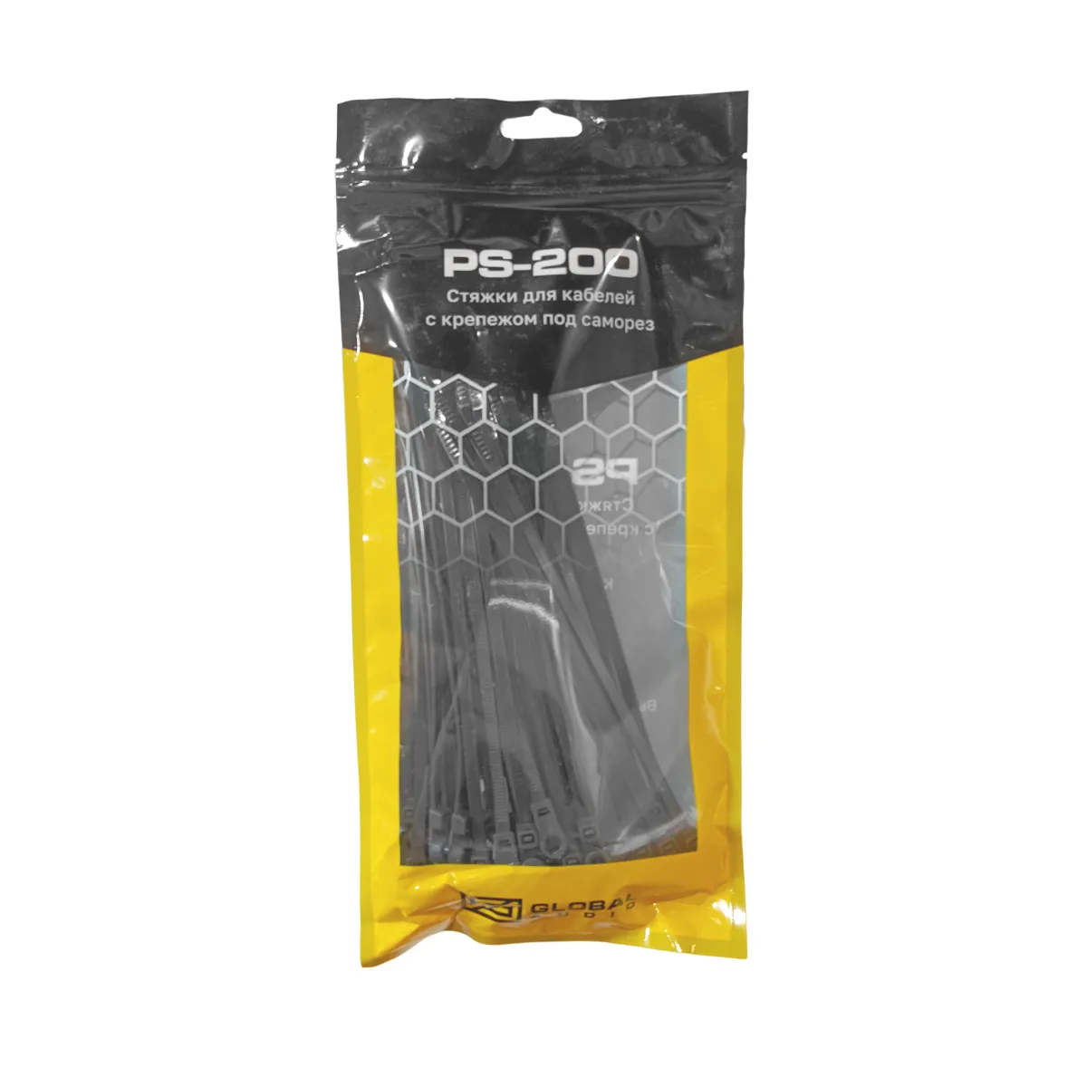 Стяжки Global Аudio Cable Ties 200mm - фото