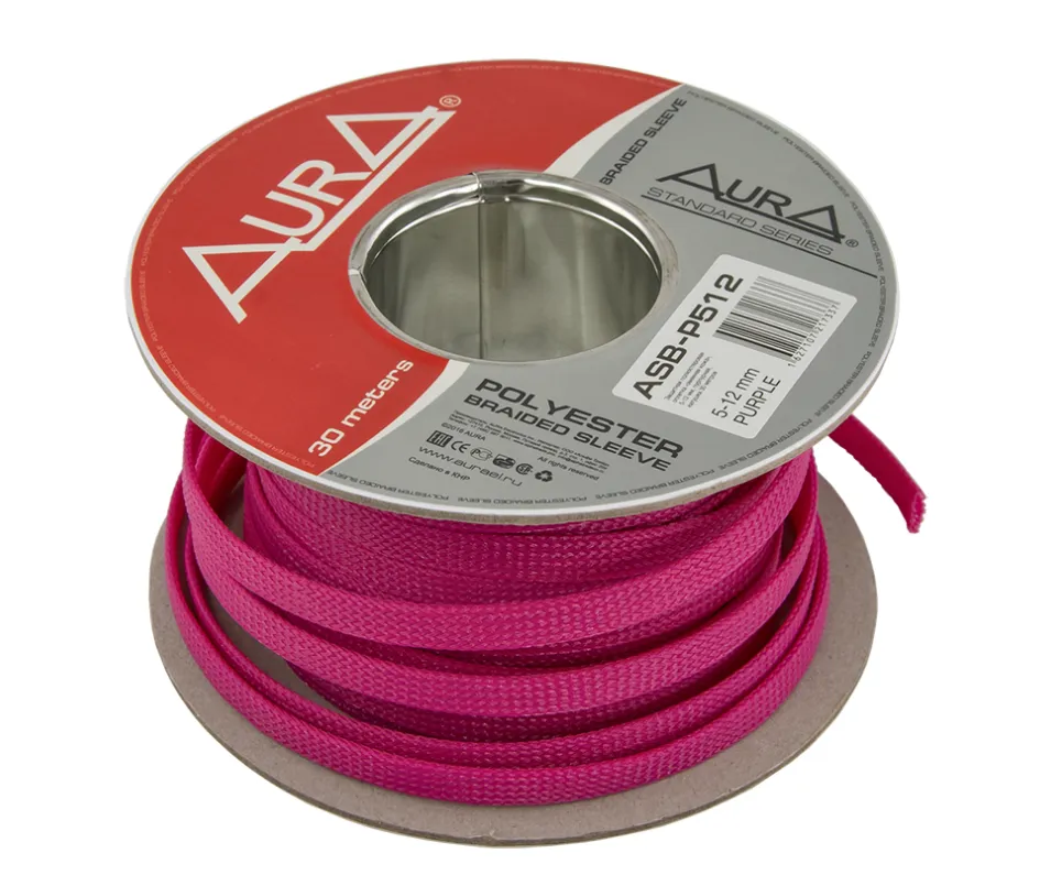 Защитная оплетка Aura ASB-P512 (1б-30м.) фиолетовая - фото