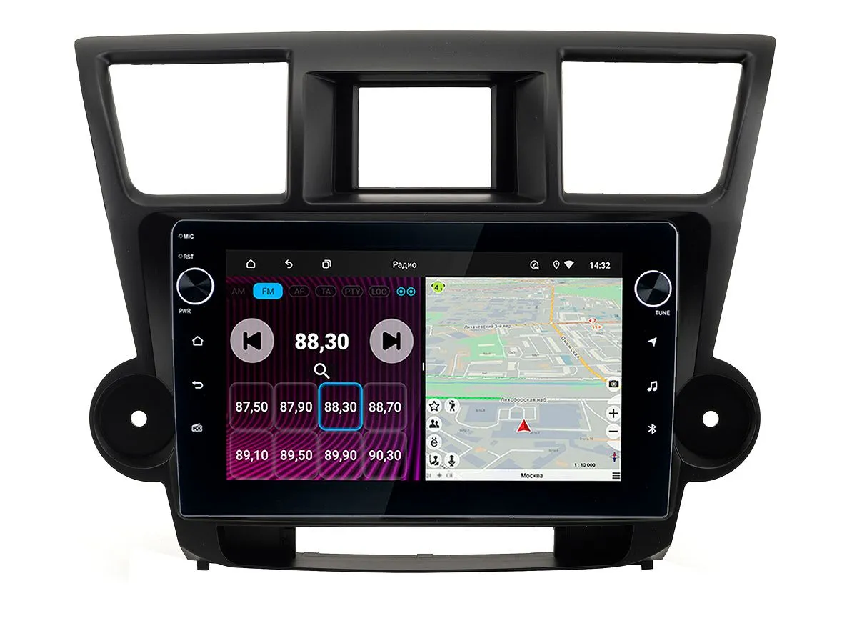 ШГУ INCAR XTA-2214r Toyota Highlander 07-13 Android 9" - фото