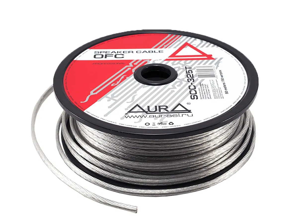 Акустический кабель Aura SCC-325T (1б-50м) (1м) - фото