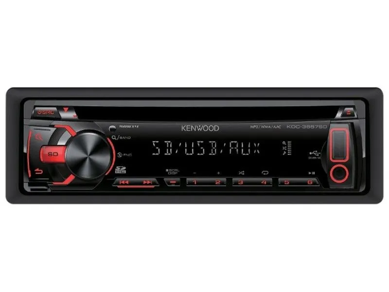 CD - ресивер Kenwood KDC-3657SD - фото