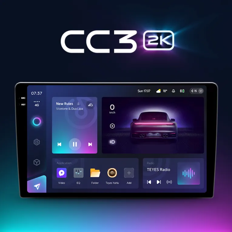 Головное устройство Teyes CC3 2К 4/64 Universal 10" - фото