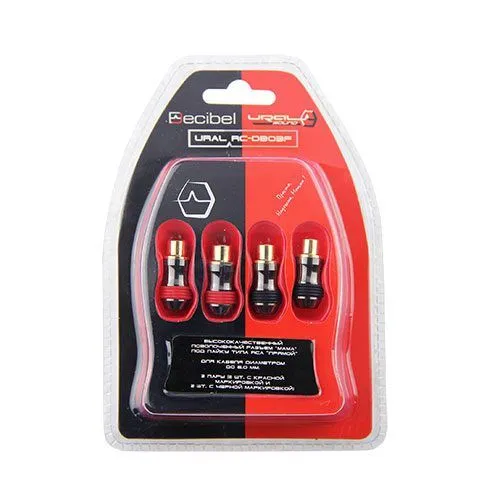 RCA - разъем прямой Ural (Урал) RC-DB03F - фото