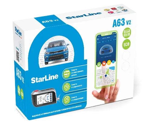 Автосигнализация StarLine A63 V2 2СAN+2LIN ECO - фото