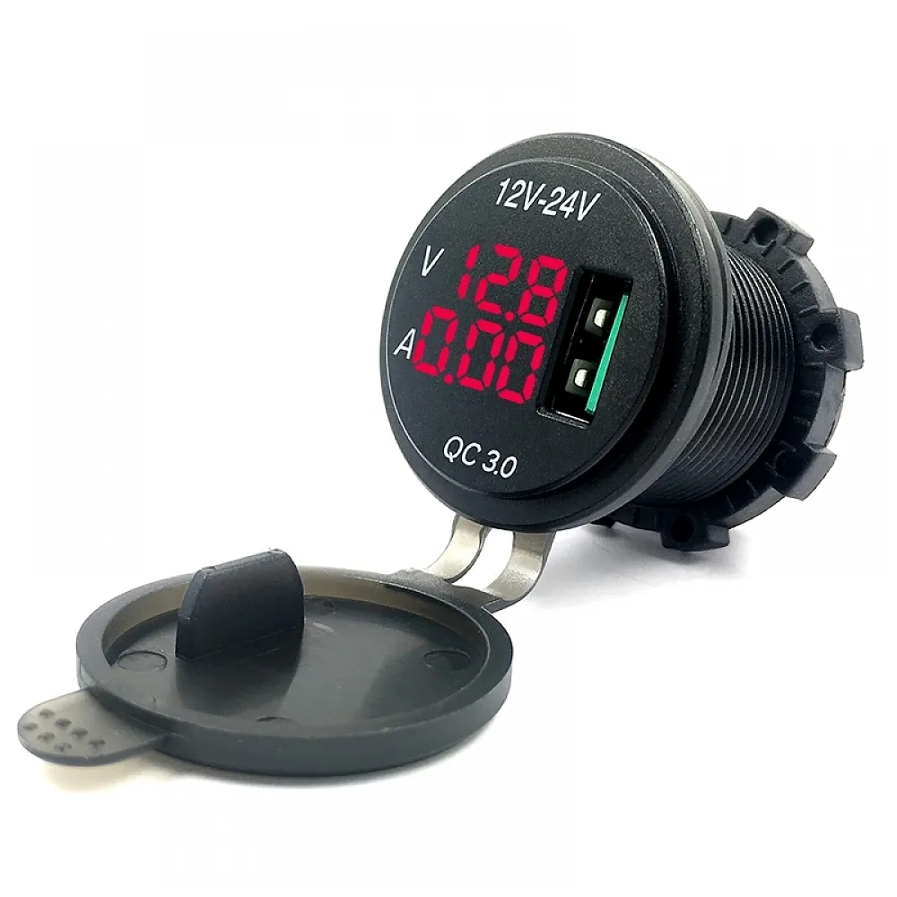 Вольтметр Kicx KVAC-QC3.0-1R - фото