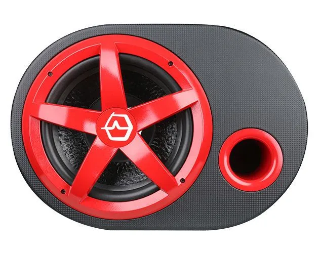 Сабвуфер активный в корпусе Ural AS-D12A RED HURRICANE - фото