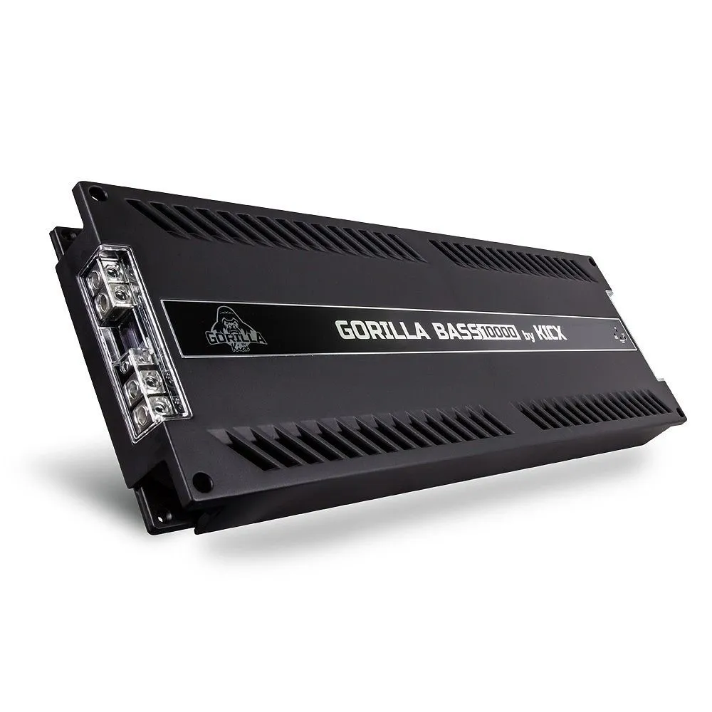 Усилитель 1-канальный Gorilla Bass by Kicx 10000 - фото
