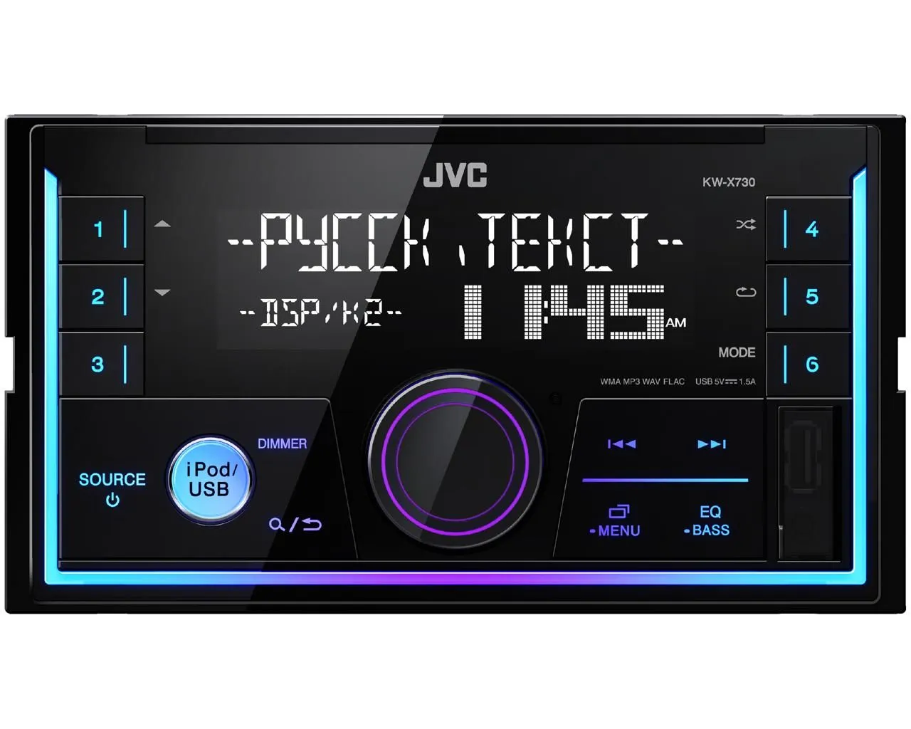 USB - ресивер JVC KW-X730 2DIN - фото