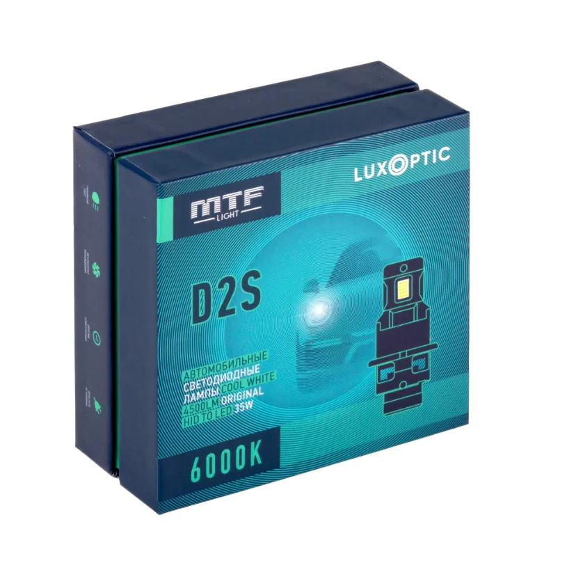 Лампа светодиодная MTF D2S LUXOPTIC 6000K 4500Lm - фото