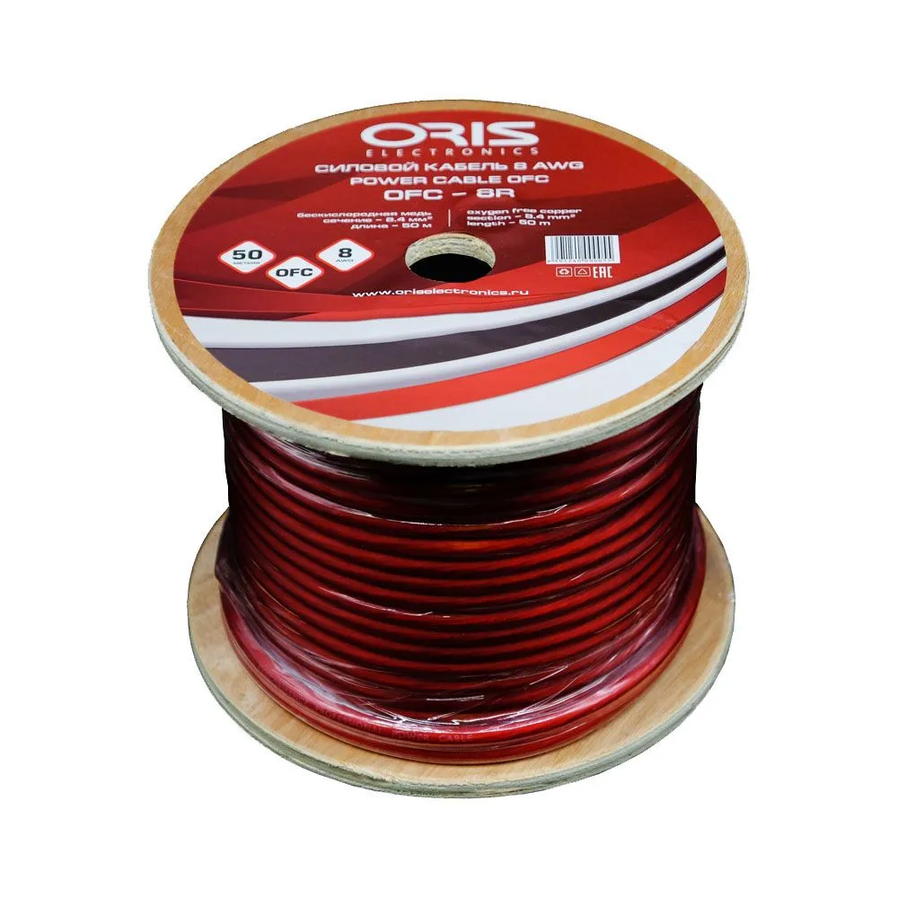 Силовой кабель Oris OFC-8R (1б-50м)(1м) - фото