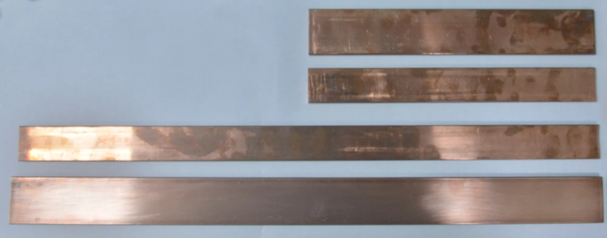 Медная шина 5x30x250 мм. - фото